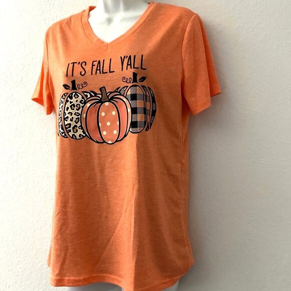 NEW IT’S FALL PUMPKIN T-SHIRTS (Runs Smaller) - Picture 4 of 9